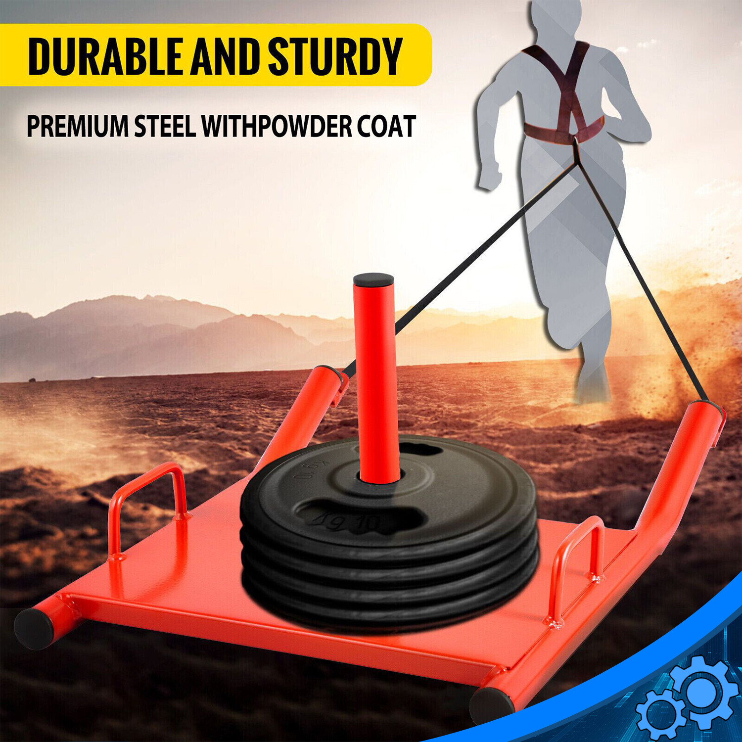 Power Speed Sled Push/Pull Wei - Crossfit Training ulasan dan harga