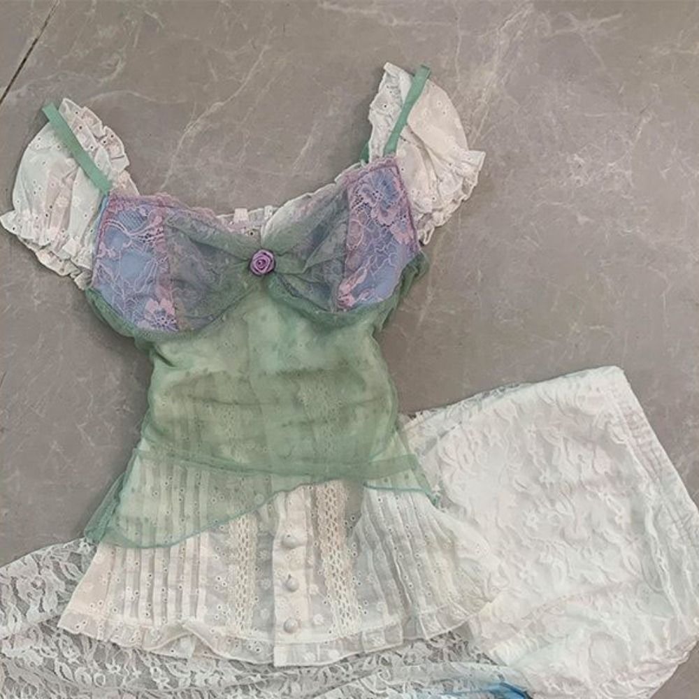 Chic Spicy Girl Style Mesh Cam - Crossfit Vest ulasan dan harga